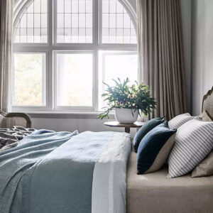 Antwerp Linen Fitted Sheet - Natural