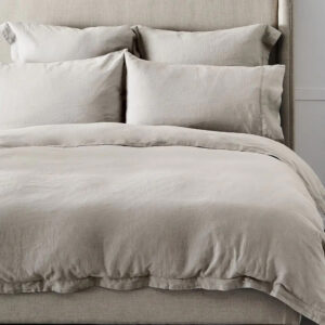 Antwerp Linen Quilt Cover - Natural