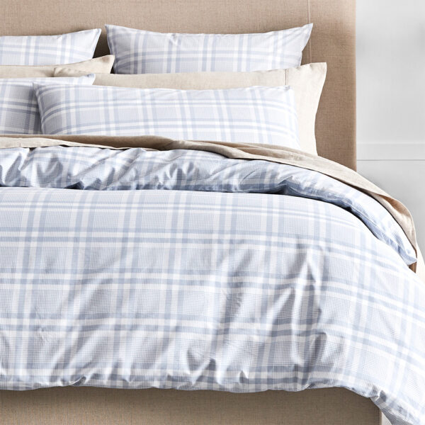 Bison Quilt Cover - Grey & White