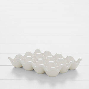Blanc Egg Carton Plate