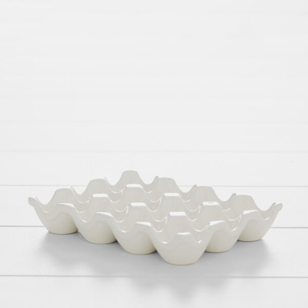 Blanc Egg Carton Plate