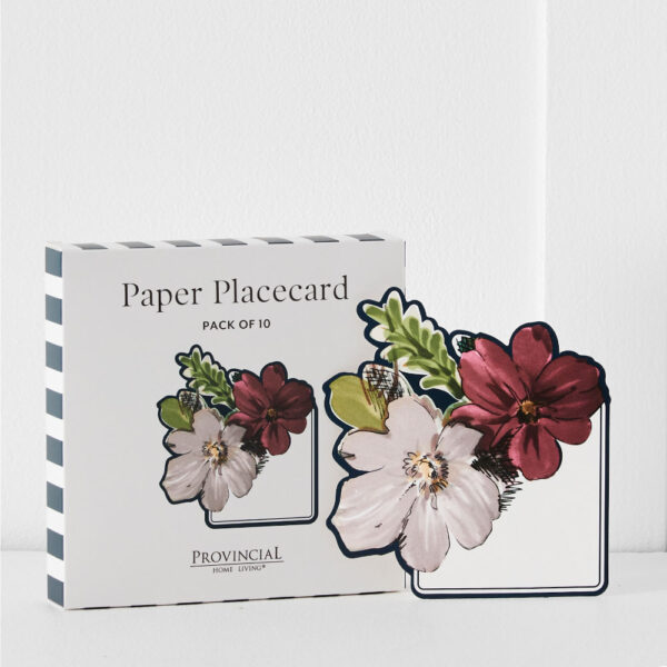Ember Floral Placecard 10 Pk