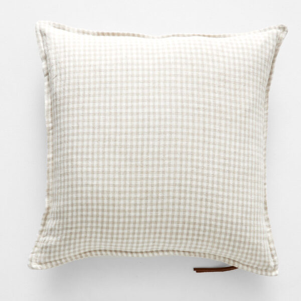 Gingham Cushion 50x50
