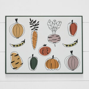 Harper Vegtables Placemat 30 Pk