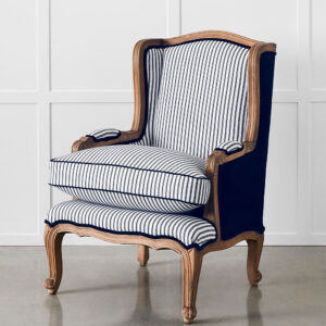 Khadi Ticking Armchair
