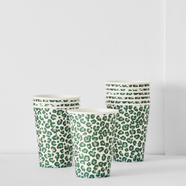 Leopard Paper Cups 10 Pk