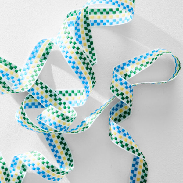 Limoncello Check Ribbon - 5m