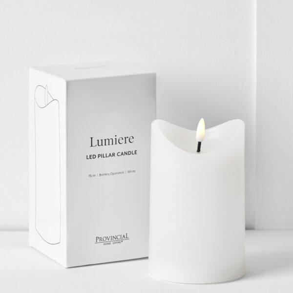 Lumiere Pillar Candle 15cm