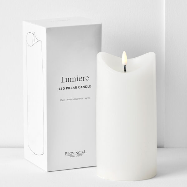 Lumiere Pillar Candle 20cm