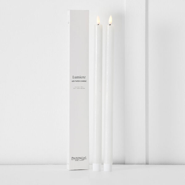 Lumiere Taper Candle 35cm 2 Pk