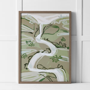 Mystic Flow Print 53x73