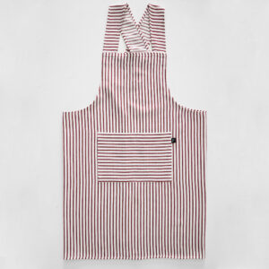 Red Ticking Apron