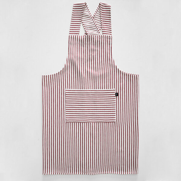 Red Ticking Apron