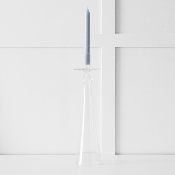 St Piere Glass Candlestick